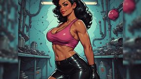 Sexy Women Boxercise Art
