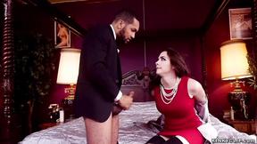 monster cock butler fucking stepmommy & teen