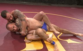 Erotic wrestling and intense nudity make the hot men wanna fuck