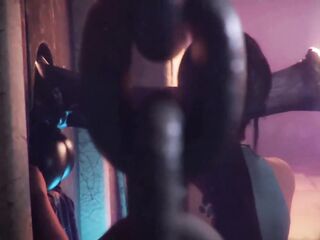 The cg cutie pulled the plug without her booty and went to suck a biggest dong to get a portion of cum - animated porn JU9KI