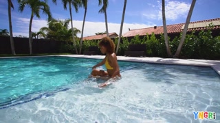 YNGR - Ebony Milu Blaze Fucked By Big White Cock