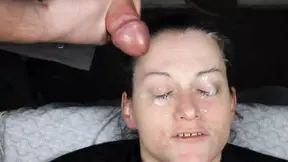 Amateur girl blasted with huge loads in homemade facial compilation