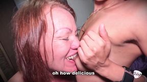 My Roommate's Grandmother Convinces Me to Have Lesbian Sex Behind Her Family's Back.