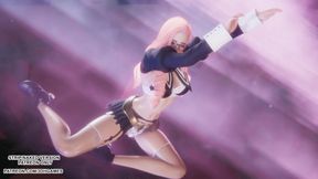MMD Love It - Seraphine Sexy Kpop Dance League of Legends Hentai Uncensored 4K 60FPS