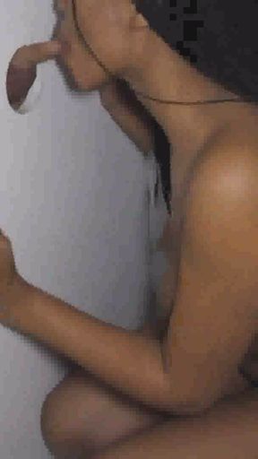 Black Chick Boobs Sucking Fucking Glory Hole Cocks   Clip 1