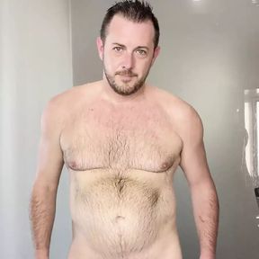 Daddy Gets off in Hotel Shower