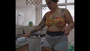 Deixei ela bem dividida pro meu marido saber que ele tem que dividir com os amigos