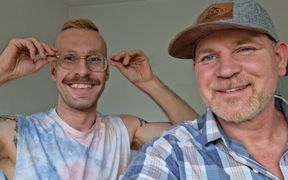Sexy German Bottom Love Stepdaddy Dick. I Enjoy It with Him Bareback Creampie Gay Anal.