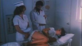 Kinky gyno doctor examines hairy snatch of one lustful patient