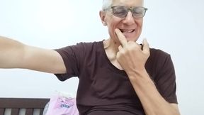 Tongue Shows Fuck My Big Cock