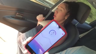 debuting the new lush with my lover in the car