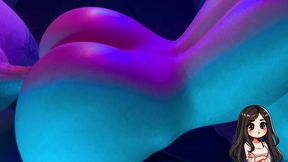 Hot tattoo girl Lela rides cock POV with bouncy tits