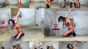 Bikini bound rope challenge (MP4 SD 3500kbps)