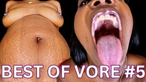 2 for 1 - Vored by Cheerleader and Vored by Stripper ft Queen Ava - This same size vore scene features mouth fetish, big belly, femdom pov, brat girls, tongue fetish, digestion, and consumed - 1080 MP4