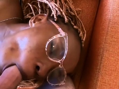 Black African Girl Tessah Takes White Dick
