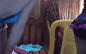 Horny trannys play with their dicks