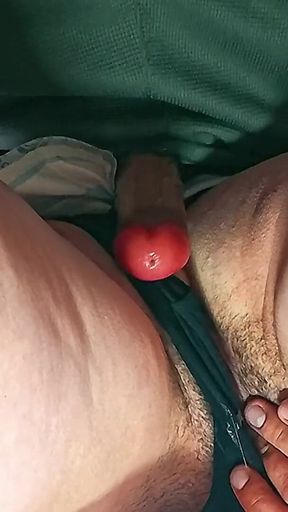 Stranger Cums Hard in Her Panties in a Crowded Subway
