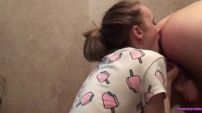 Sexy Russian GF Gives Sultry Rimjob to Boyfriend