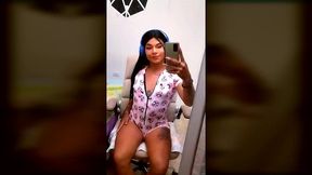 ts angelique monroe - hot masturbation and cumshot from 2 points of view - premium version 2