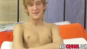 Andy Kay - Adorable Twink Interviewed Before Masturbation