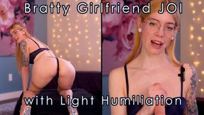 Bossy Femdom Teases Loser Boyfriend JOI