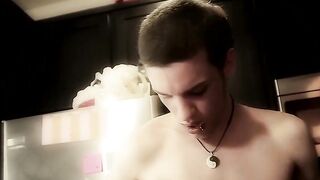 Twinks Sucking Vampire's Dick in Dark Alley - Hot Twunk Fucked Raw