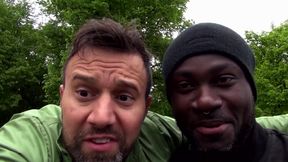 Black Monster Cock Destroys Two Wet Sluts in the Park