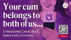 ASMR Audio Porn: Bisexual FFM Threesome in an Open Relationship – Anal Sex &mdash;  & Oral – Erotic Audio Story