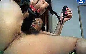 Inflatible butt plug