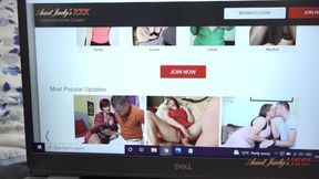 Aunt Judy's XXX - Caught Masturbating by your Busty BBW Stepmom Camilla (POV Experience)