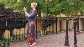Beautiful Blonde Mature Wife Enjoys Sex in Skirt