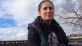 Real College Teenage 18+ Lara Fox I Pickup And Rough Hump I Street Casting - Casting