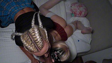 Anal 3some with AnaLingus and JayJayPink