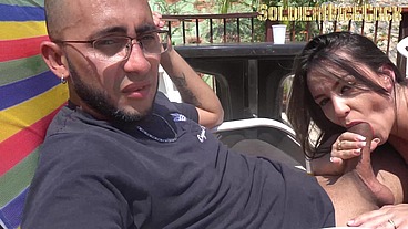 My wife's best friend fulfills her fantasy and lets me record it while we have sex for my wife