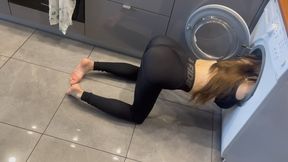 I Want Anal Sex, What Should I Do? That's Right, You Need to Get Into the Washing Machine, It Will Definitely Work!