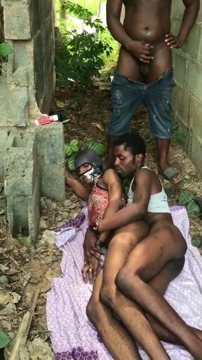 New Year Day Risky OutDoor sex   Clip 1