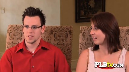 A little role play between bisexual couples before dinner and desserts are served in the orgy room.