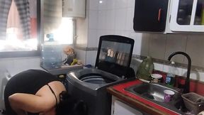 We Started Doing Laundry but Ended up Fucking