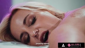 ALL GIRL MASSAGE - Hottie Masseuse Alex Coal Enjoys Taking Care Of This MILF's Pussy