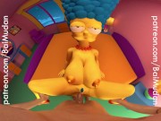 The Simpsons - Marge missionary pounding POV