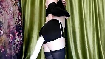 [EroNekoKun] - Cute Neko Boy in horny Shorts play with self wet Ass and great cum