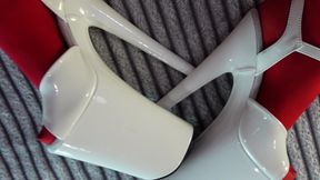 A close look at my new high heels.