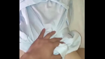 Stepbrother creampies his busty Latina stepsister's round ass