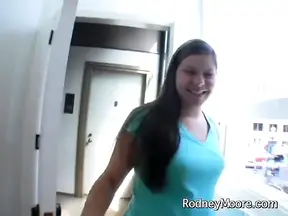 90's pregnant next-door neighbor gets filthy