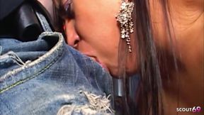 Sexy Latin Tranny Fucked in Tight Asshole by Guys After Party