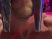 Spartan Squatting getting pumped up and ready