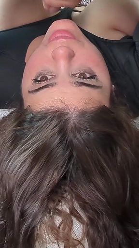 Upside Down Throat-pounding & a Messy Throat-pie