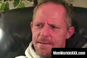 MenWorkinXXX.com - Old amateur grandpa loves stroking his cock for our pleasure inten