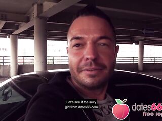 Outdoor bang on upper park deck with German honey web camera cutie! (English)