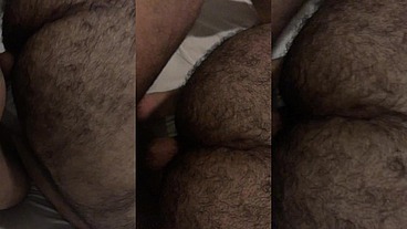 Hairy Boy Moaning While Getting Fucked